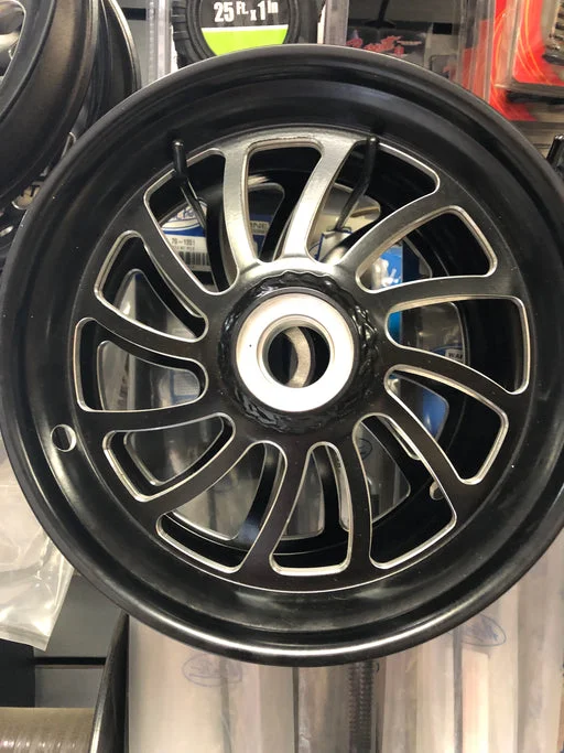 10×2, Twister-6 Design Spindle Mount Wheels (Qt. 2 Wheels)